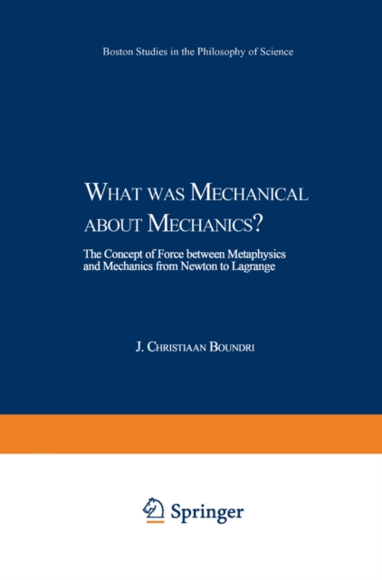 What was Mechanical about Mechanics