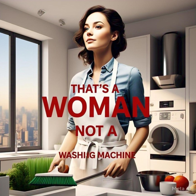 That's a woman not a washing machine