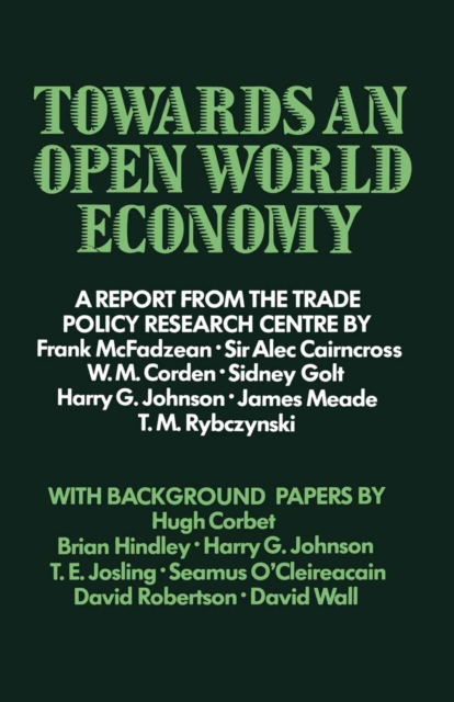 Towards an Open World Economy