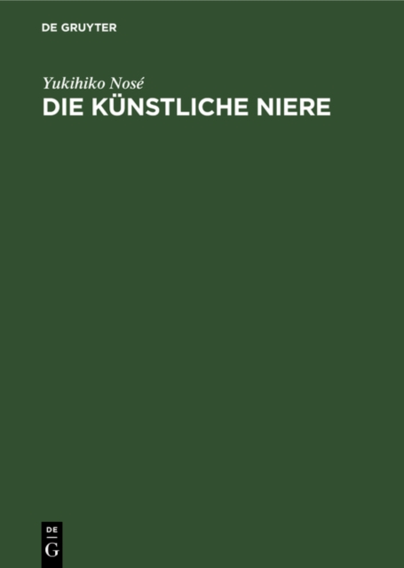 Die künstliche Niere
