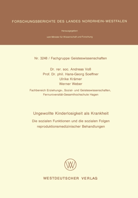 Ungewollte Kinderlosigkeit als Krankheit
