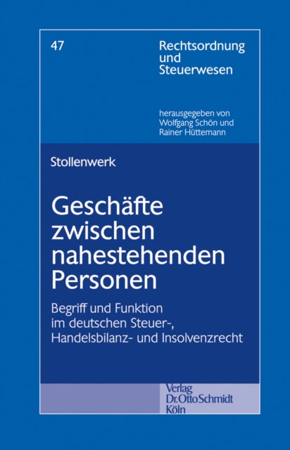 Geschäfte zwischen nahestehenden Personen