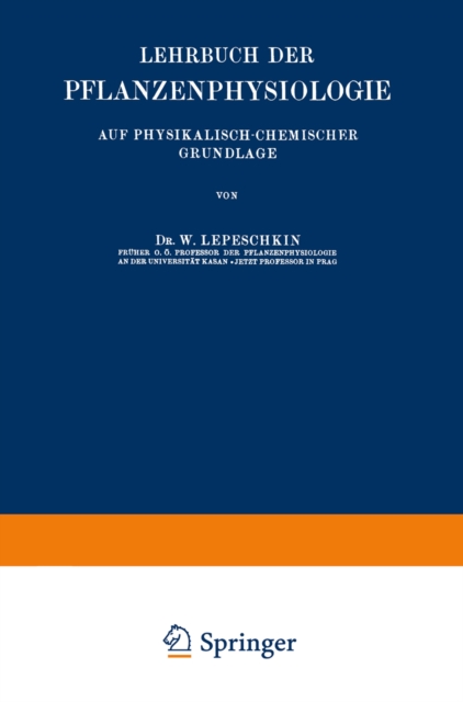 Lehrbuch der Pflanzenphysiologie