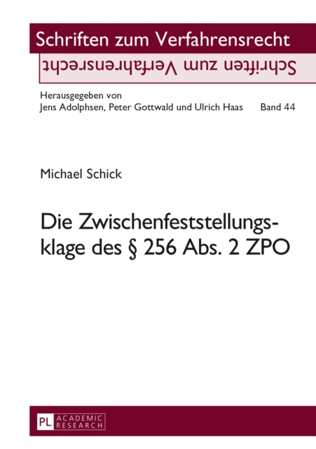 Die Zwischenfeststellungsklage des § 256 Abs. 2 ZPO