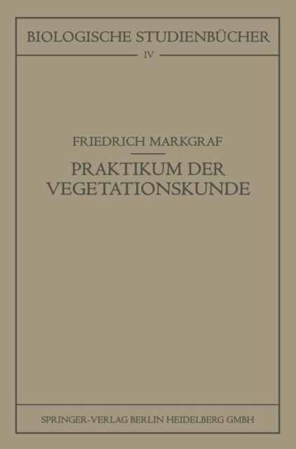 Kleines Praktikum der Vegetationskunde