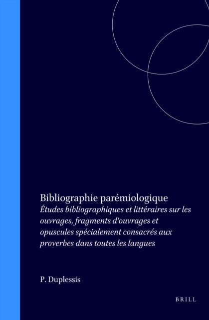 Bibliographie paremiologique