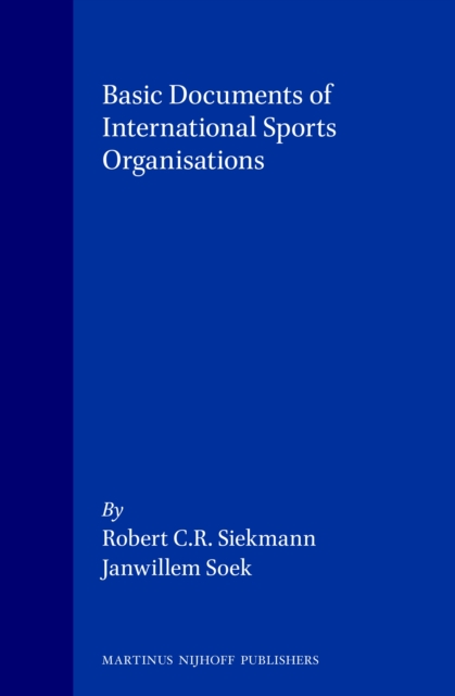 Basic Documents of International Sports Organisations