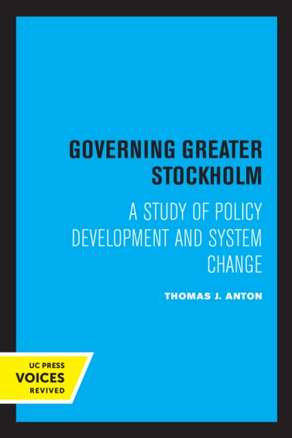 Governing Greater Stockholm