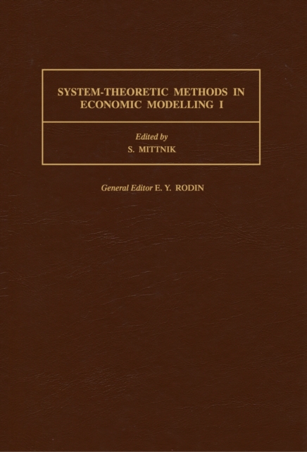 System-Theoretic Methods in Economic Modelling I
