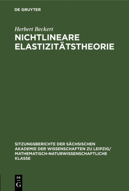 Nichtlineare Elastizitatstheorie