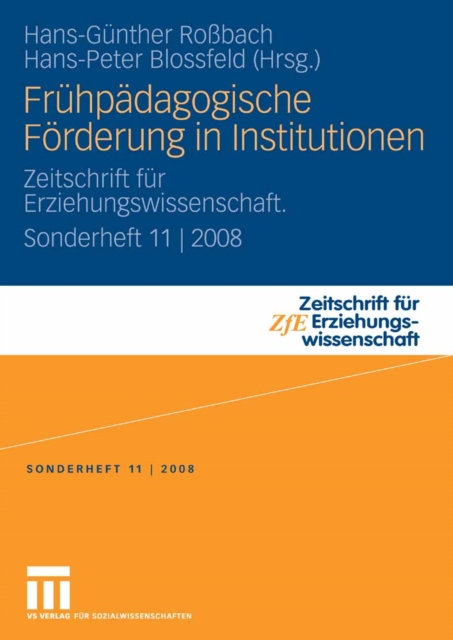 Frühpädagogische Förderung in Institutionen