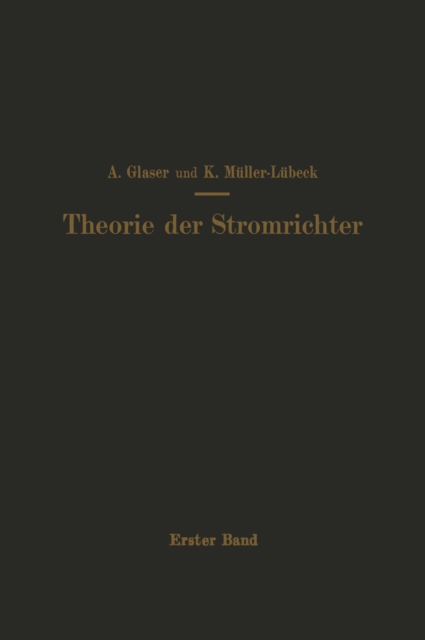 Einführung in die Theorie der Stromrichter