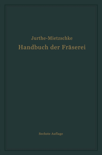Handbuch der Fräserei