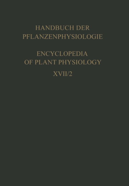 Physiology of Movements / Physiologie der Bewegungen