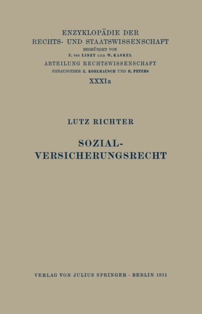 Sozialversicherungsrecht