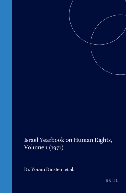 Israel Yearbook on Human Rights, Volume 1 (1971)