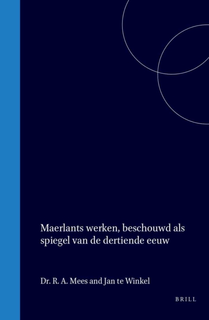 Maerlant's werken beschouwd als spiegel van de dertiende eeuw