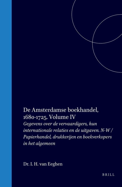 De Amsterdamse boekhandel, 1680-1725
