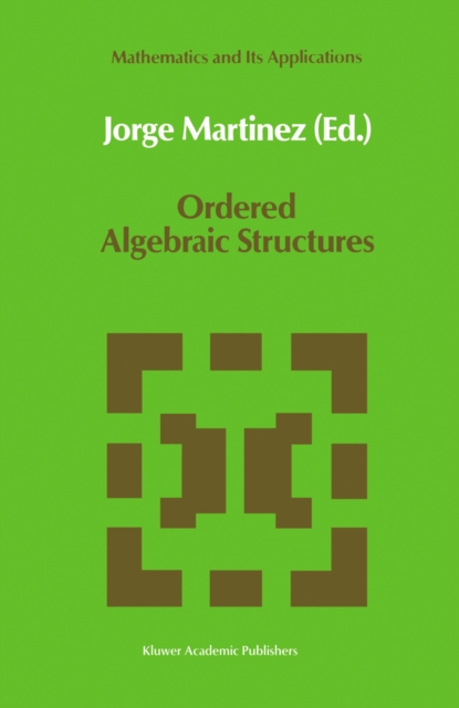 Ordered Algebraic Structures