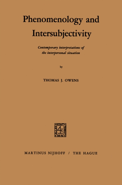 Phenomenology and Intersubjectivity