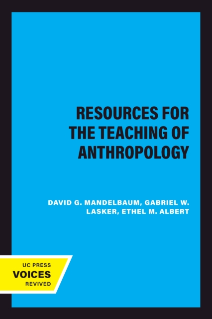 Resources for the Teaching of Anthropology