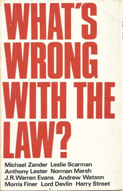 What's Wrong with the Law?