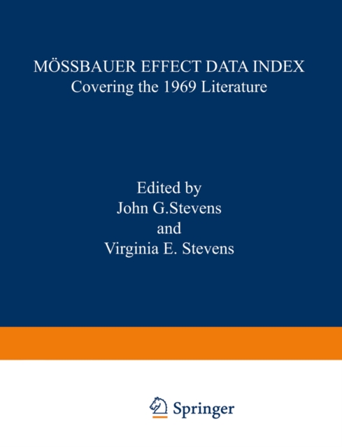 Mossbauer Effect Data Index