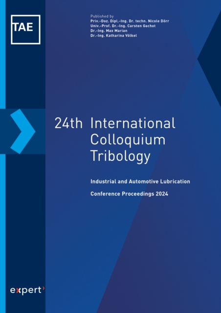 24th International Colloquium Tribology