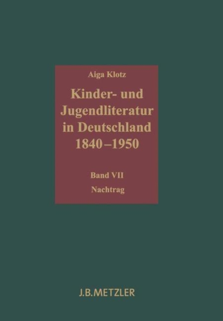 Kinder- und Jugendliteratur in Deutschland 1840–1950