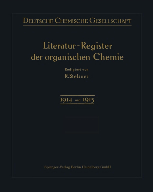 Literatur-Register der Organischen Chemie