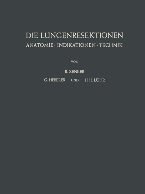 Die Lungenresektionen