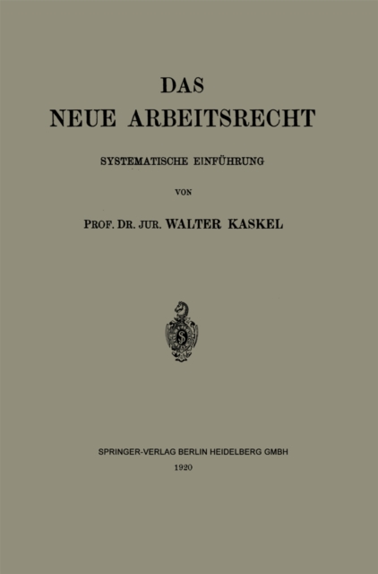 Das neue Arbeitsrecht