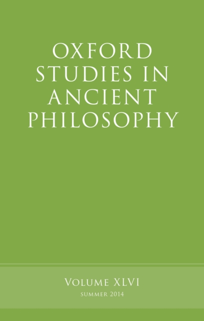 Oxford Studies in Ancient Philosophy, Volume 46
