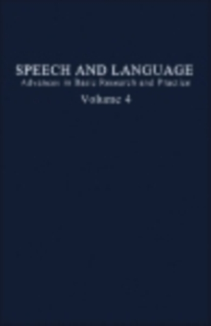Speech and Language