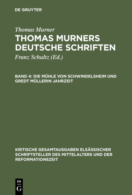 Die Mühle von Schwindelsheim und Gredt Müllerin Jahrzeit