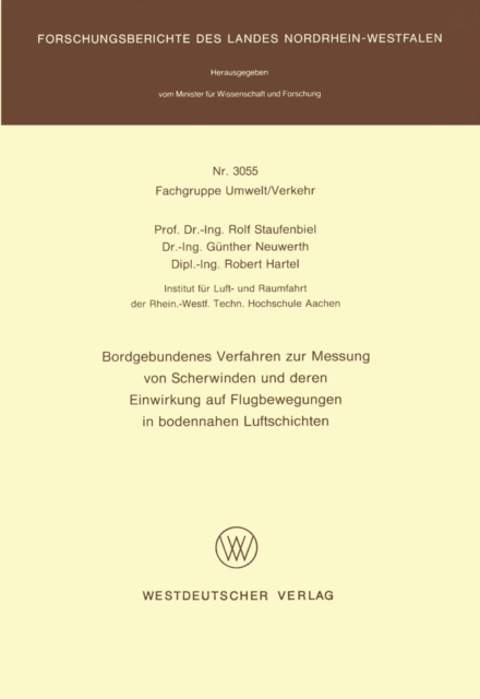 Bordgebundenes Verfahren zur Messung von Scherwinden und deren Einwirkung auf Flugbewegungen in bodennahen Luftschichten