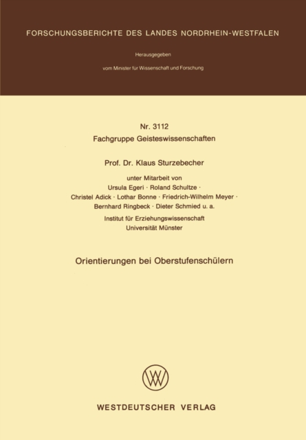 Orientierungen bei Oberstufenschülern