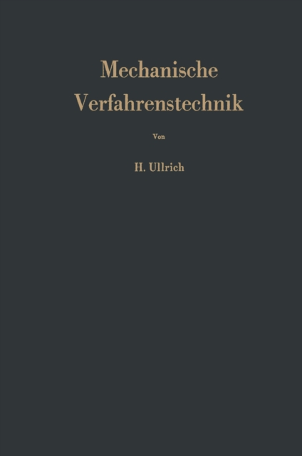 Mechanische Verfahrenstechnik