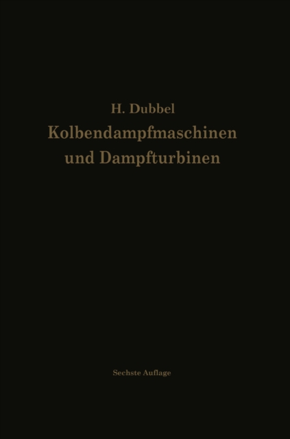 Kolbendampfmaschinen und Dampfturbinen