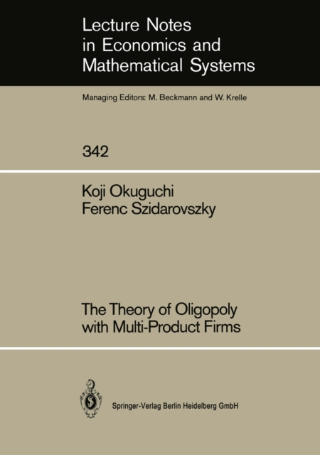Theory of Oligopoly with Multi-Product Firms