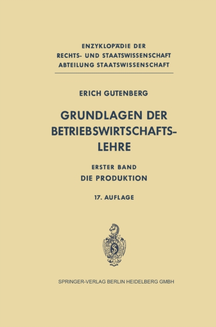 Grundlagen der Betriebswirtschaftslehre