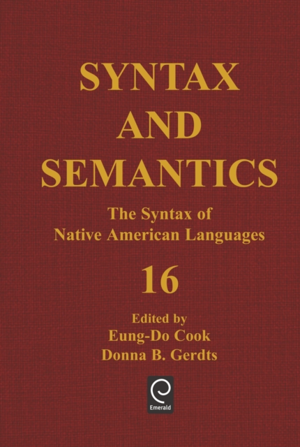 Syntax of Native American Languages