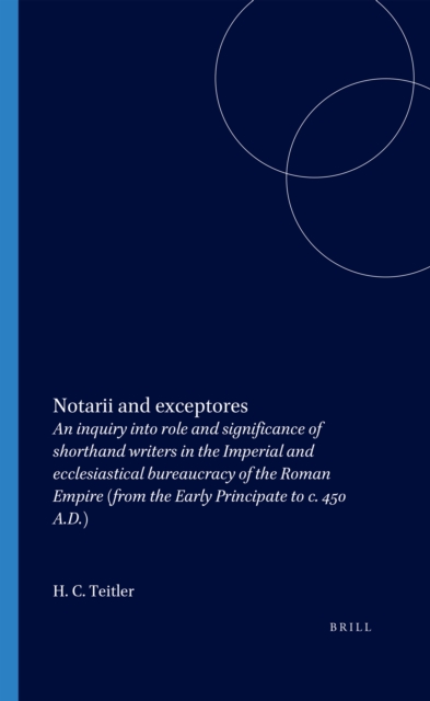 Notarii and exceptores