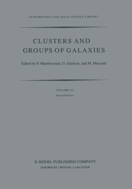 Clusters and Groups of Galaxies
