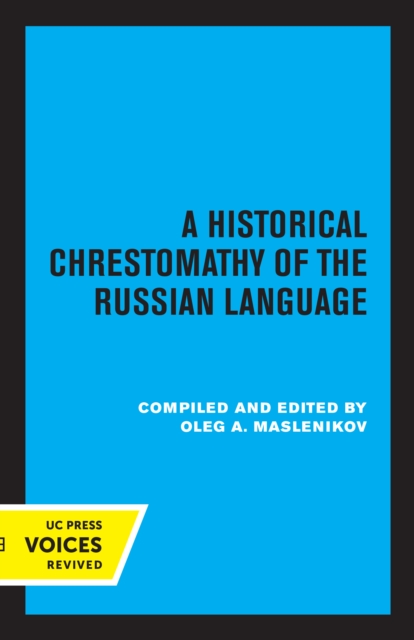 Historical Chrestomathy of the Russian Language