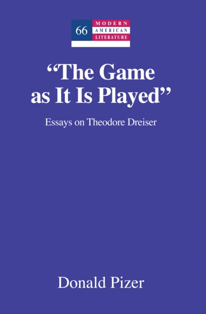 &quote;The Game as It Is Played&quote;