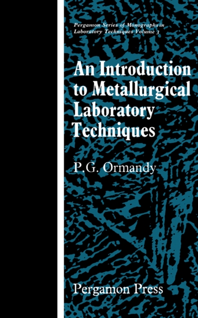 Introduction to Metallurgical Laboratory Techniques