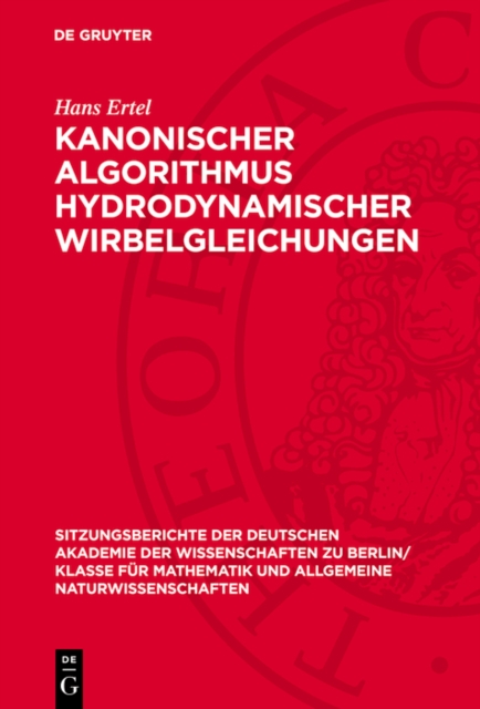 Kanonischer Algorithmus hydrodynamischer Wirbelgleichungen