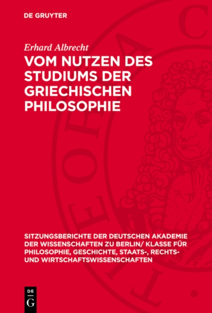Vom Nutzen des Studiums der griechischen Philosophie
