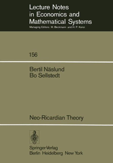 Neo-Ricardian Theory